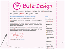 Tablet Screenshot of butzi-design.at